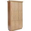 Custom Club Lockers - Triple Tier with Crown and Base