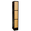 Hybrid Lockers - Triple tier, 1-wide, shown with Optional Closed Base
